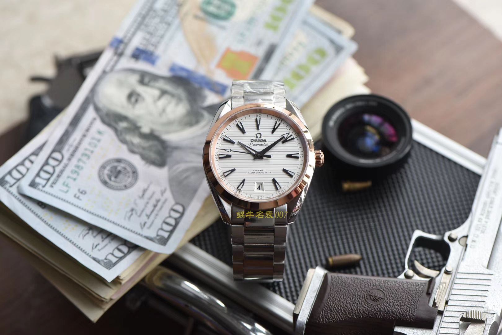 欧米茄海马系列220.22.41.21.02.001腕表【XF新品❗海马150M柚木纹面一比一超A精仿】 / M366