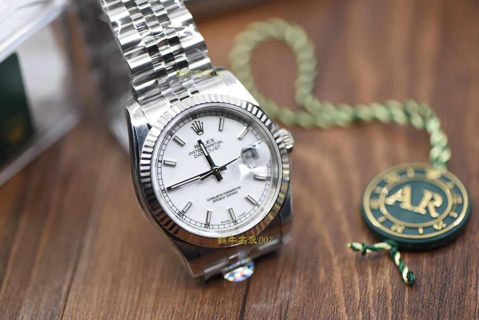 劳力士日志型系列116234白盘腕表36毫米【AR一比一超A高精仿手表】 / R317