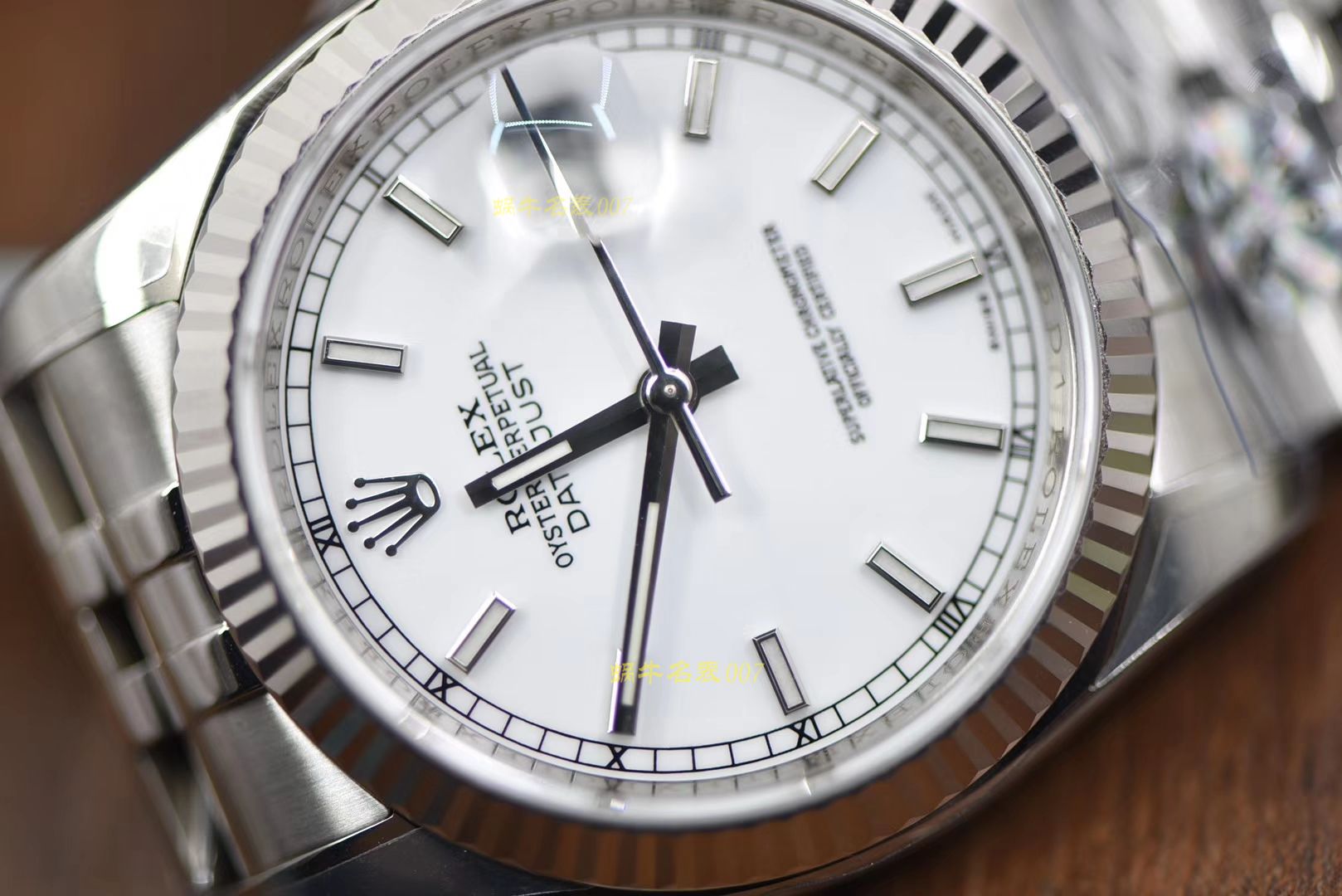 劳力士日志型系列116234白盘腕表36毫米【AR一比一超A高精仿手表】 / R317