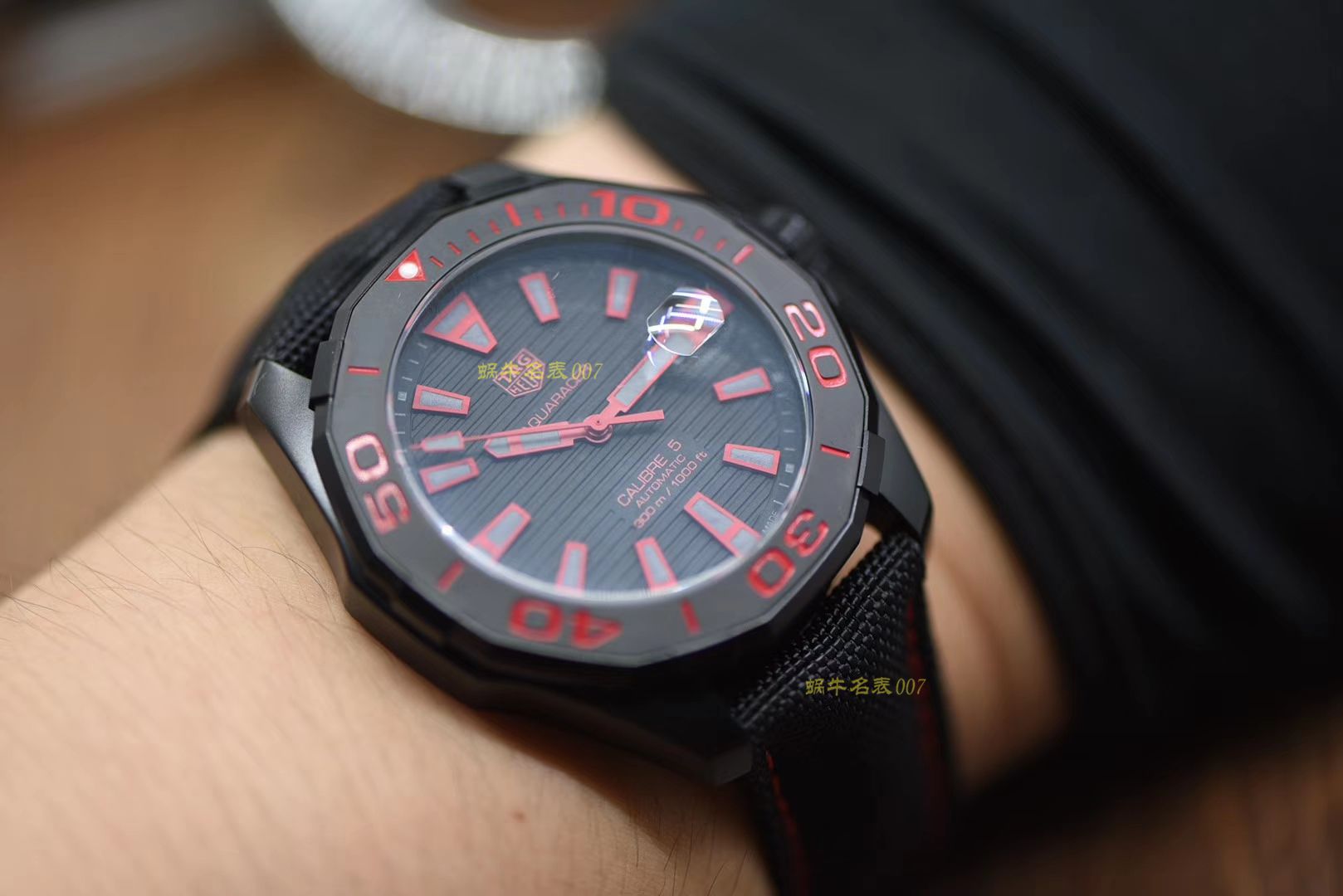 V6厂顶级一比一复刻版本新品TAG HEUER AQUARACER（竞潜系列） CALIBRE 5泰格豪雅竟潜43mm 