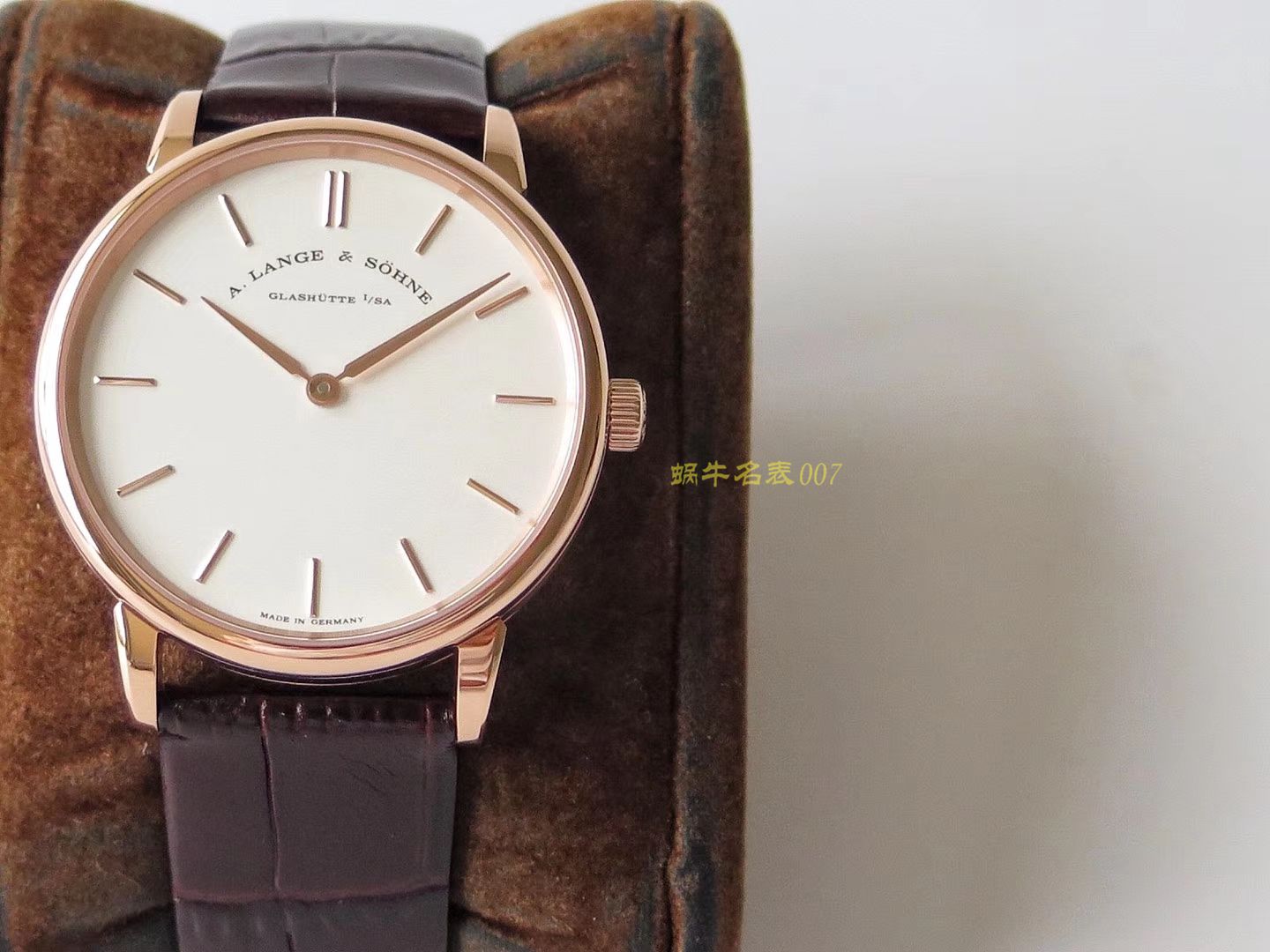 【SV一比一超A高仿手表】朗格SAXONIA系列211.033腕表（多面表盘可选） / LS016