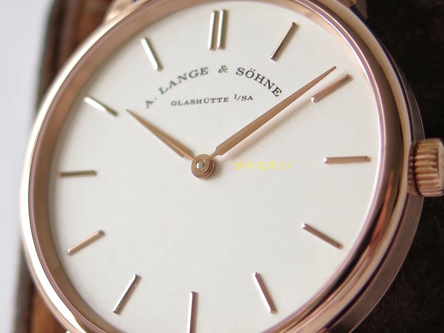 【SV一比一超A高仿手表】朗格SAXONIA系列211.033腕表（多面表盘可选） / LS016