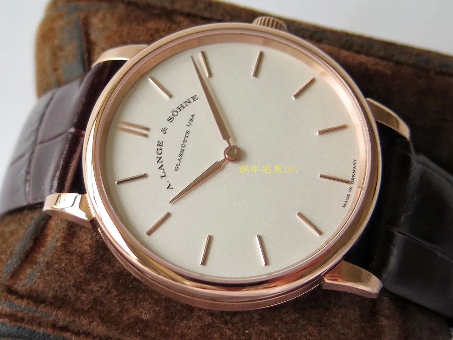 【SV一比一超A高仿手表】朗格SAXONIA系列211.033腕表（多面表盘可选） / LS016