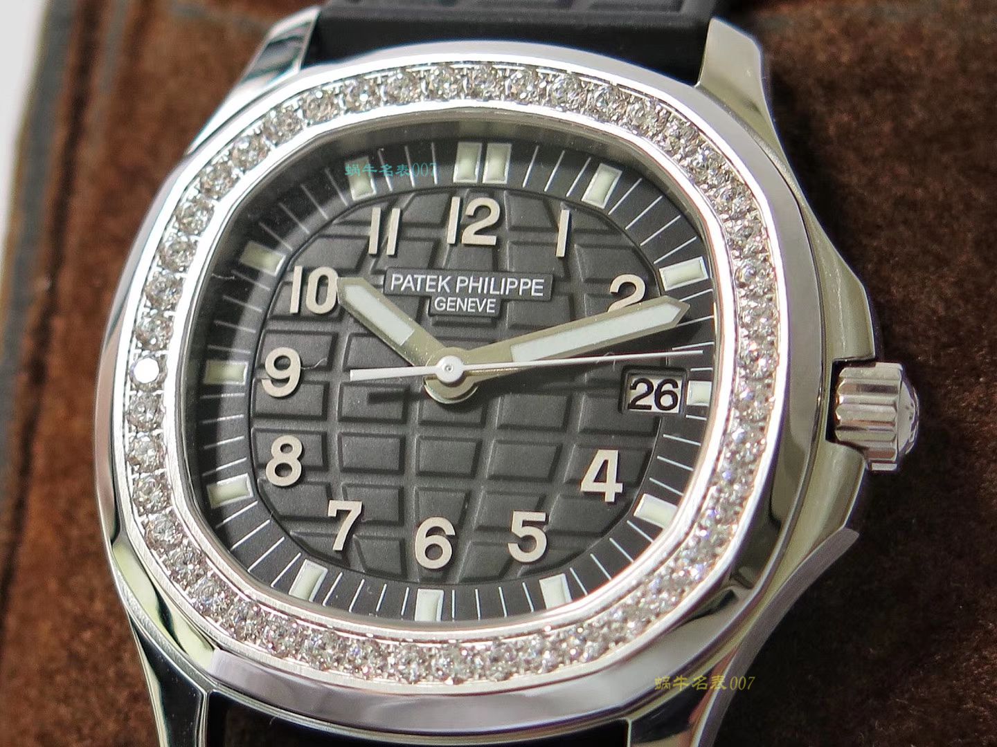 【PPF一比一超A高仿手表】百达翡丽AQUANAUT系列5067A-001 不锈钢腕表鹦鹉螺女装 / BD262