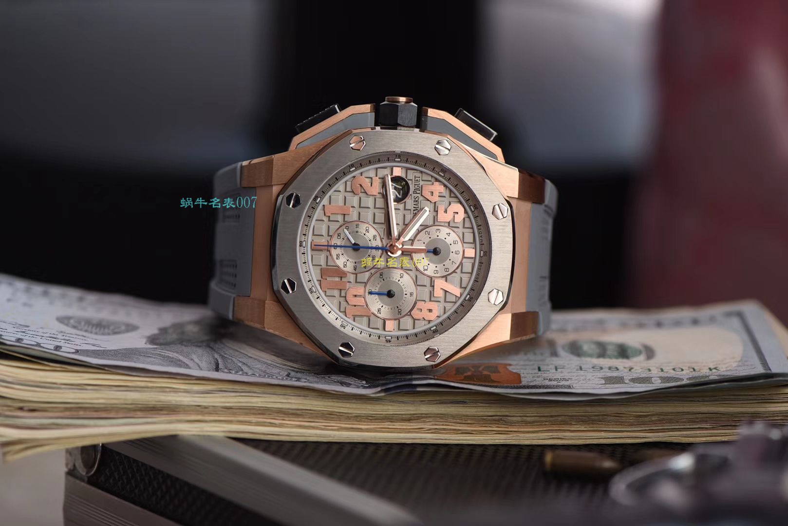【视频评测JF厂一比一高精仿手表】爱彼AP皇家橡树离岸型詹姆斯签名特别版26210OI.OO.A109CR.01腕表 / APDB043