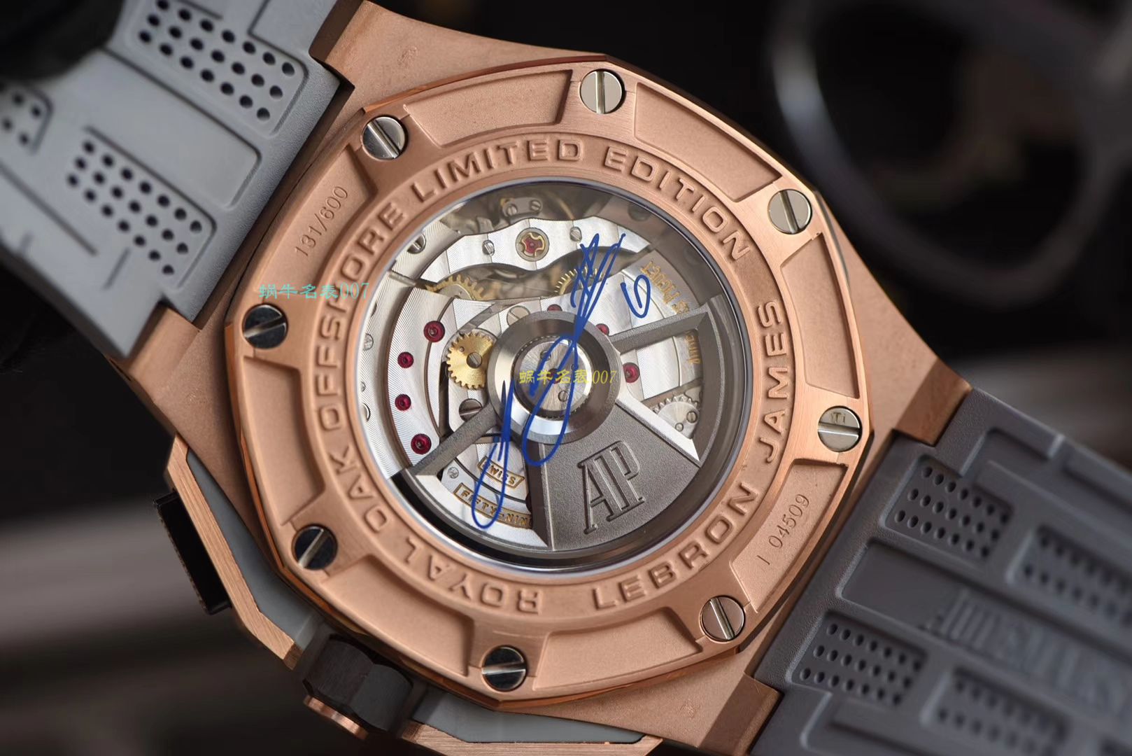 【视频评测JF厂一比一高精仿手表】爱彼AP皇家橡树离岸型詹姆斯签名特别版26210OI.OO.A109CR.01腕表 / APDB043