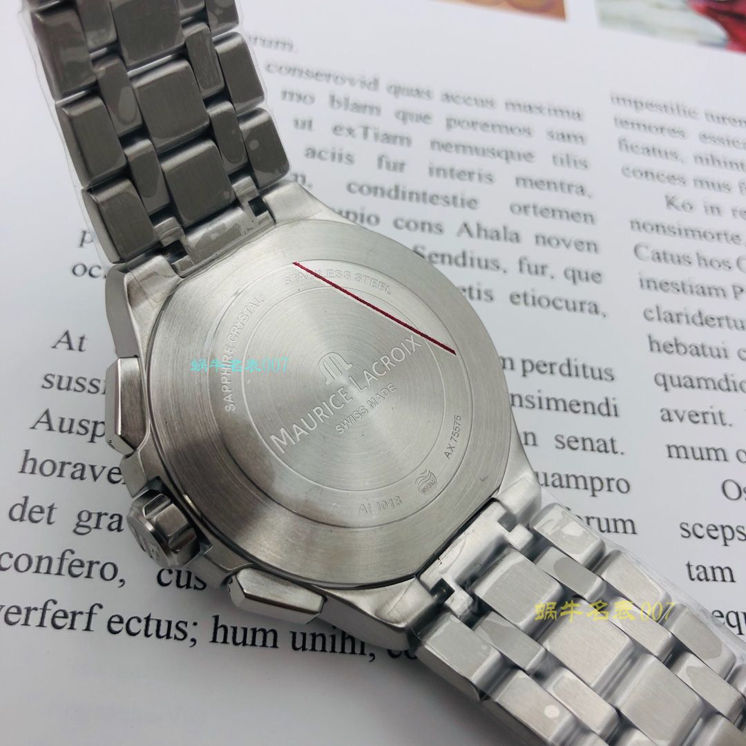 【渠道原单Maurice Lacroix】艾美AIKON系列A11018-SS002-430-1腕表 / AI07