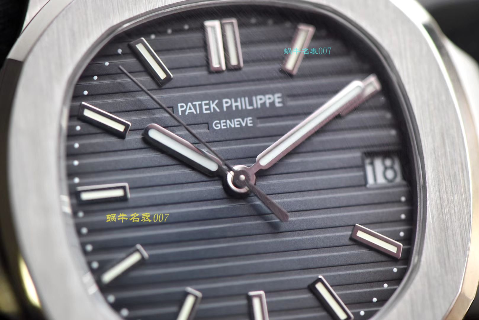 【PPF超级PATEK PHILIPPE鹦鹉螺重磅来袭！“灰蓝”】百达翡丽运动优雅顶级复刻高仿5711/1A 010 不锈钢腕表(高仿鹦鹉螺)2019年钢表王座的开年重器 / BD267