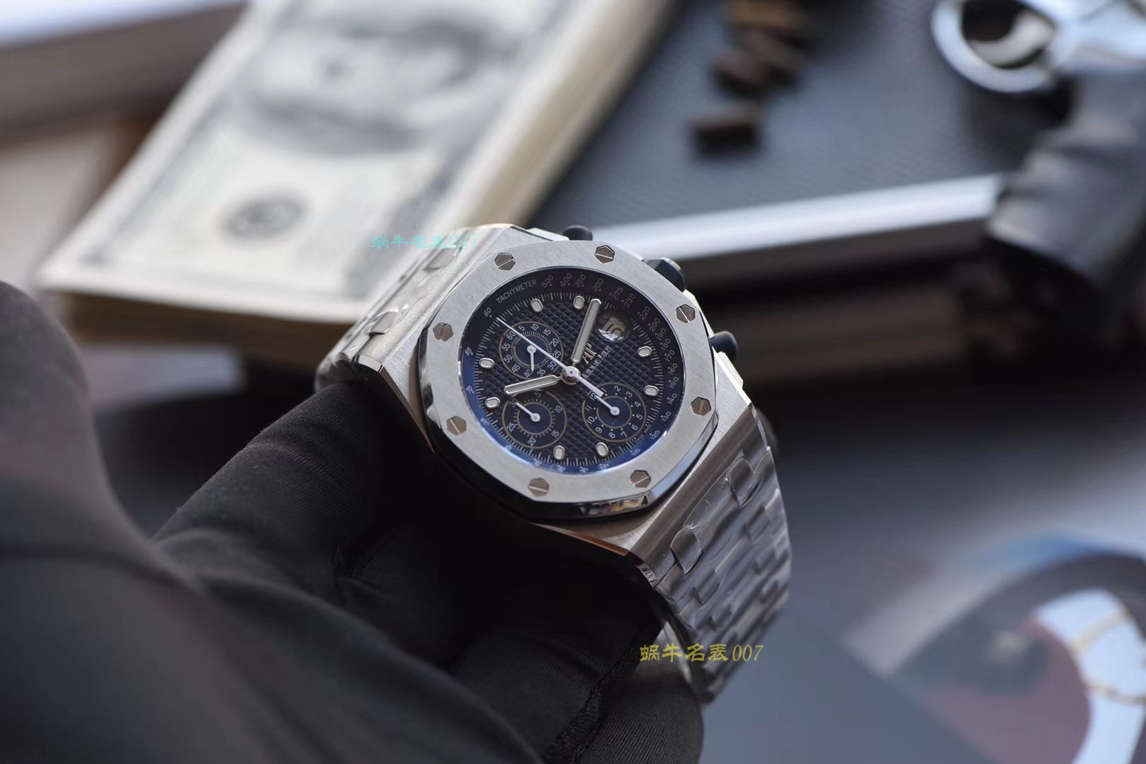 （视频评测）爱彼皇家橡树离岸型系列26237ST.OO.1000ST.01腕表【JF厂一比一顶级复刻高仿手表计时小钢炮】 / AP162