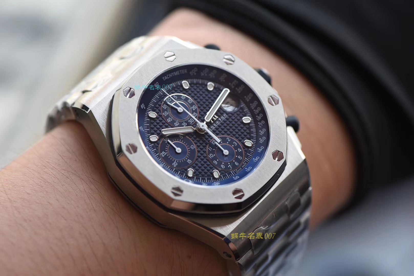 （视频评测）爱彼皇家橡树离岸型系列26237ST.OO.1000ST.01腕表【JF厂一比一顶级复刻高仿手表计时小钢炮】 / AP162