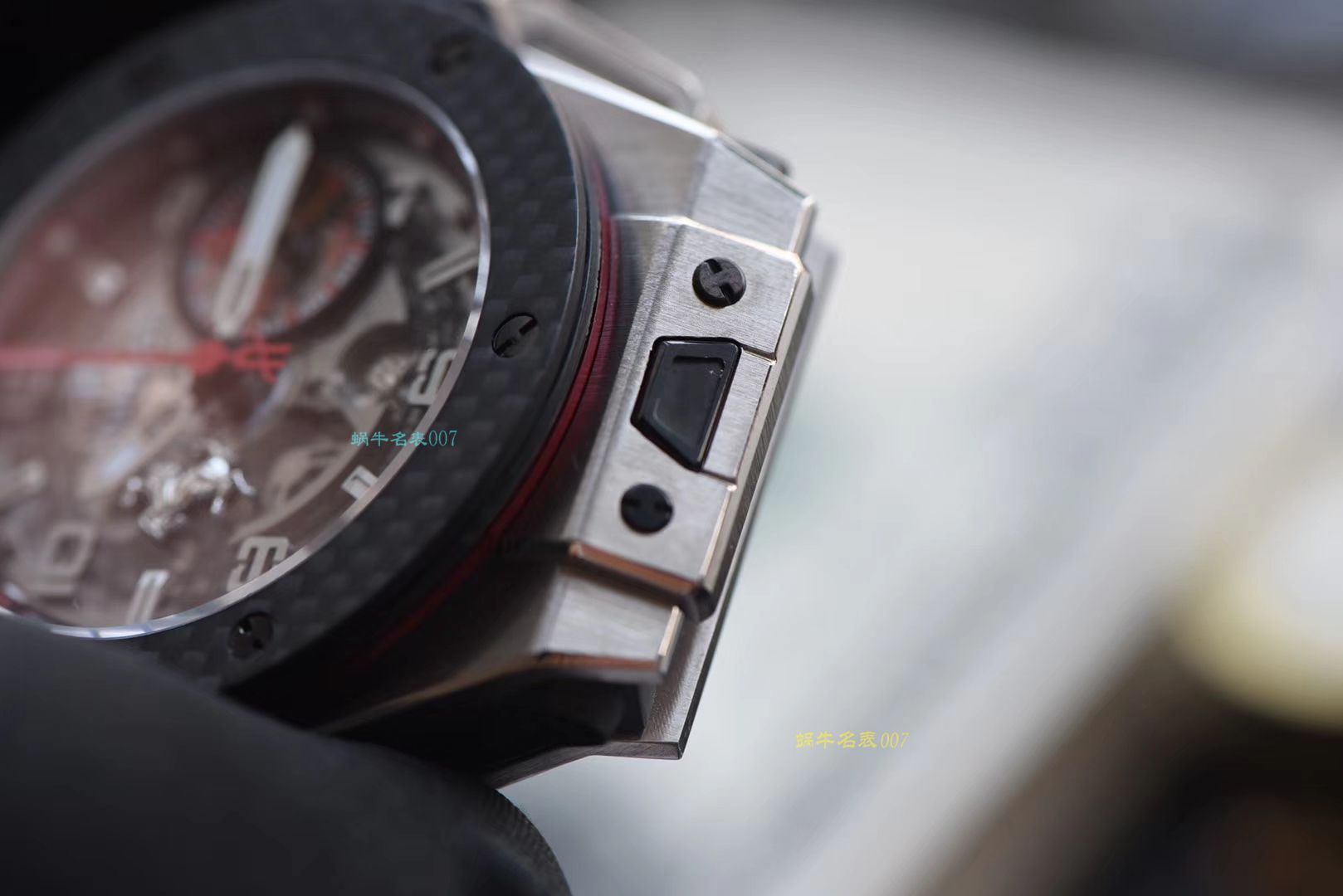 【视频评测V6出品】Hublot  Ferrari Titanium F3系列 宇舶法拉利401.NQ.0123.VR腕表 / YB066