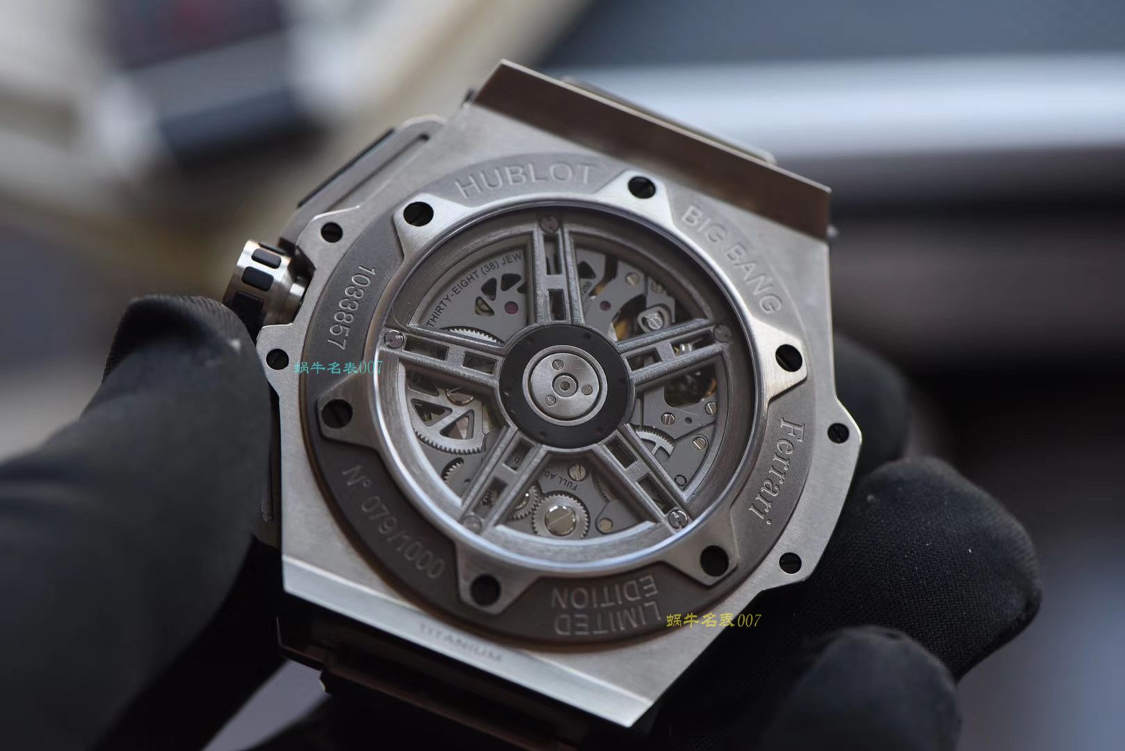 【视频评测V6出品】Hublot  Ferrari Titanium F3系列 宇舶法拉利401.NQ.0123.VR腕表 / YB066