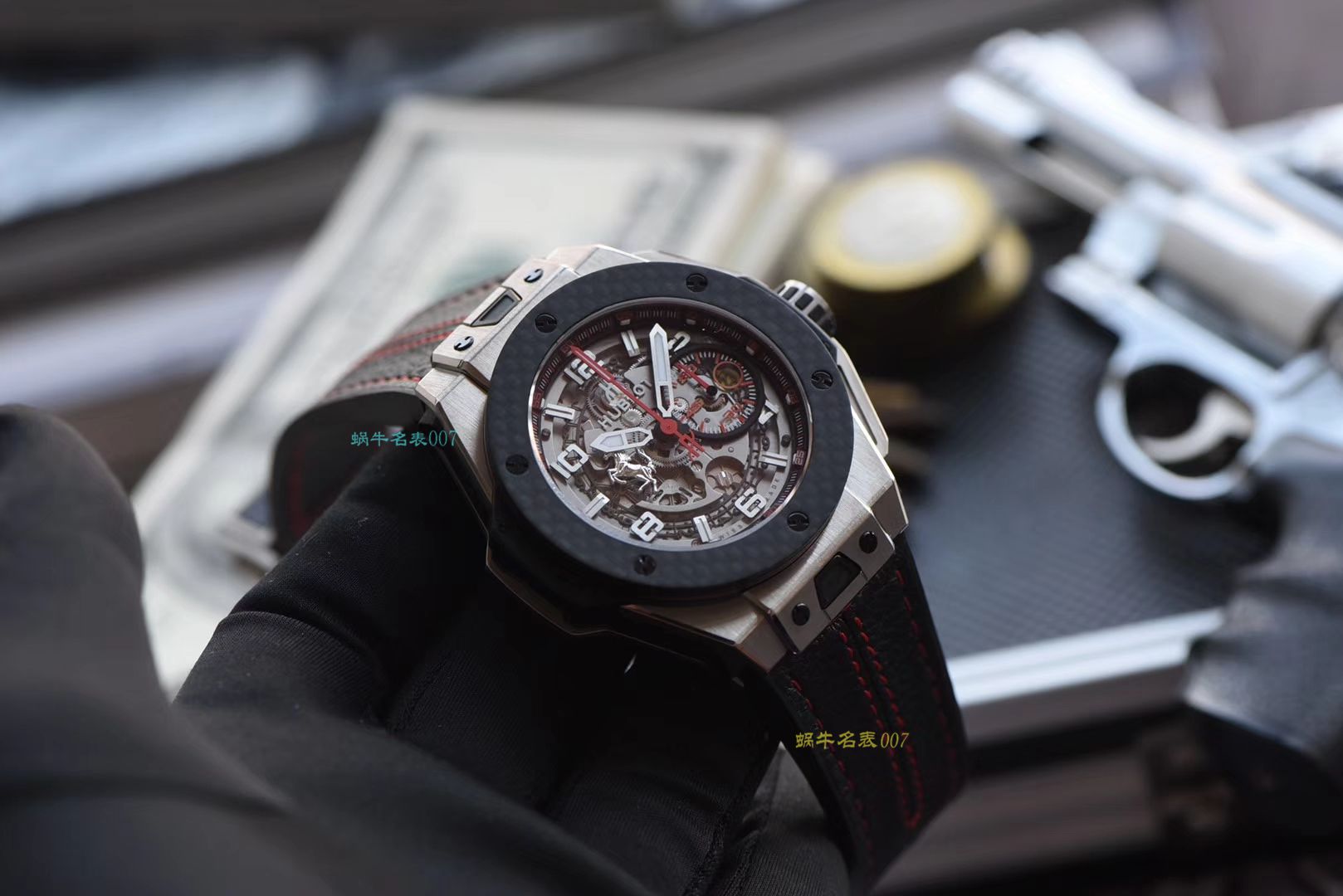 【视频评测V6出品】Hublot  Ferrari Titanium F3系列 宇舶法拉利401.NQ.0123.VR腕表 / YB066