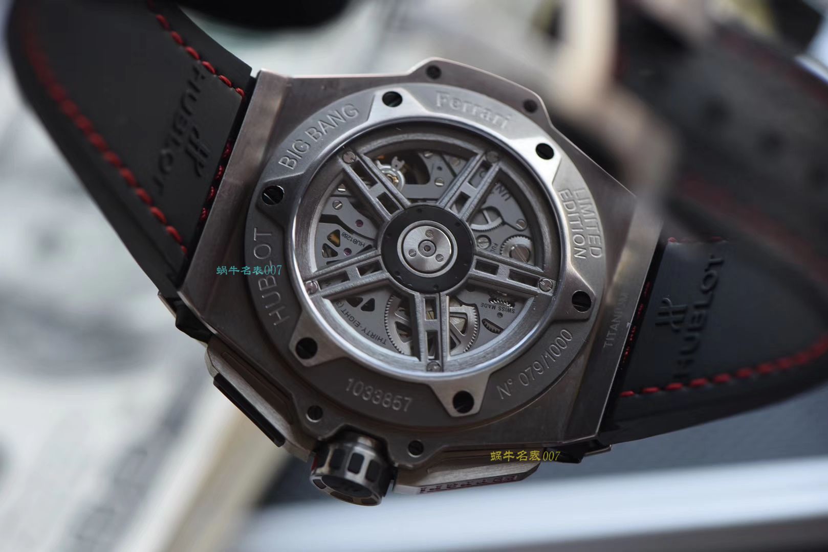 【视频评测V6出品】Hublot  Ferrari Titanium F3系列 宇舶法拉利401.NQ.0123.VR腕表 / YB066