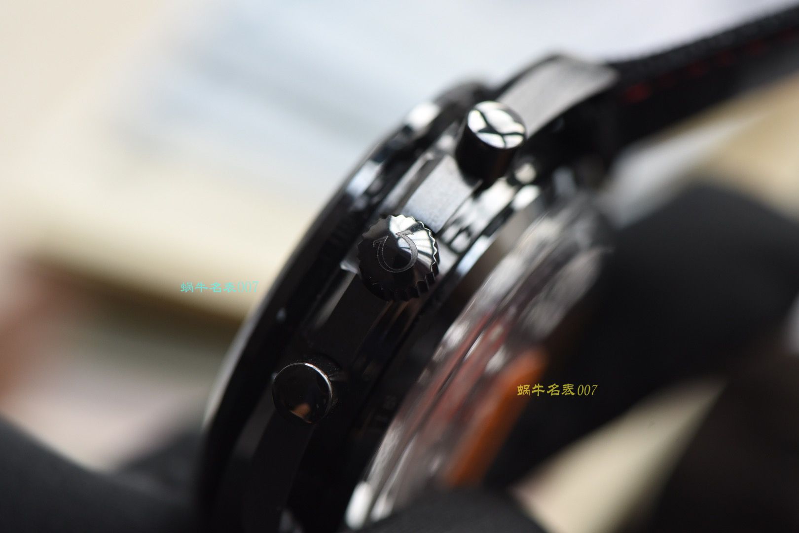 【视频评测OM厂一比一复刻高仿欧米茄月之暗面】OMEGA欧米茄超霸系列311.92.44.51.01.005腕表(墨黑) / M380