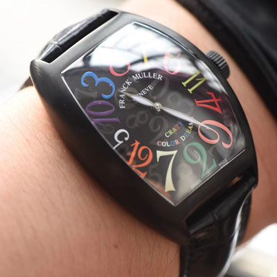 【台湾厂一比一复刻高仿Franck Muller手表】法穆兰CRAZY HOURS 系列8880 CH NR COL DRM腕表