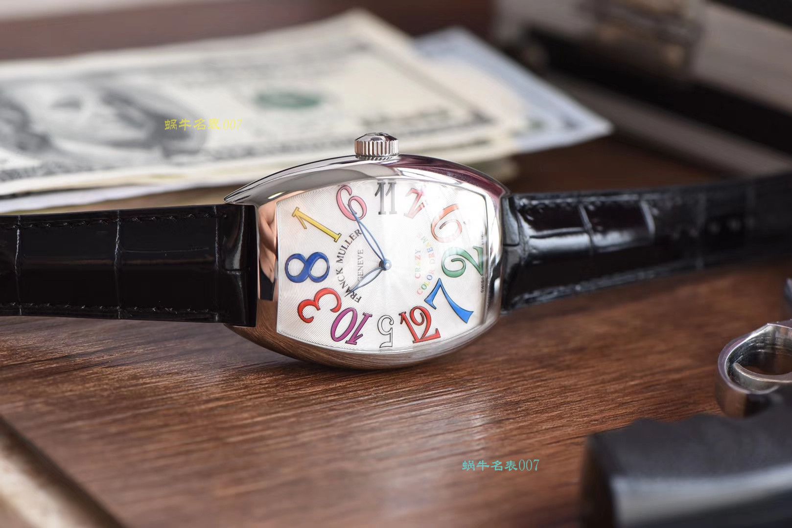 【台湾厂超A精仿法兰克穆勒手表】Franck Muller法穆兰CRAZY HOURS 系列8880 CH COL DRM腕表 / FL037