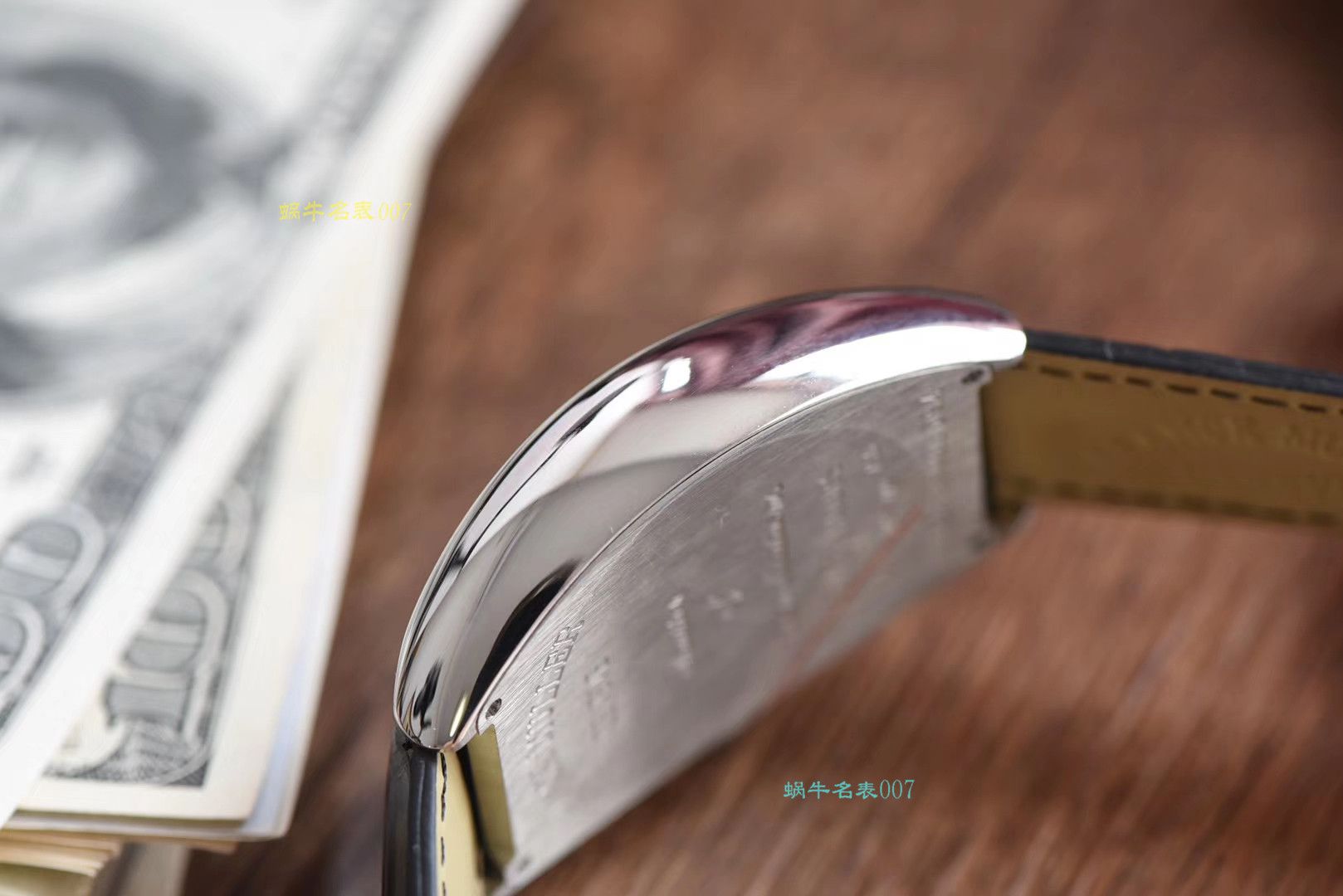 【台湾厂一比一精仿法兰克穆勒手表】法穆兰CRAZY HOURS 系列 8880 CH 白金表壳白面时标黑盘腕表 / FL039