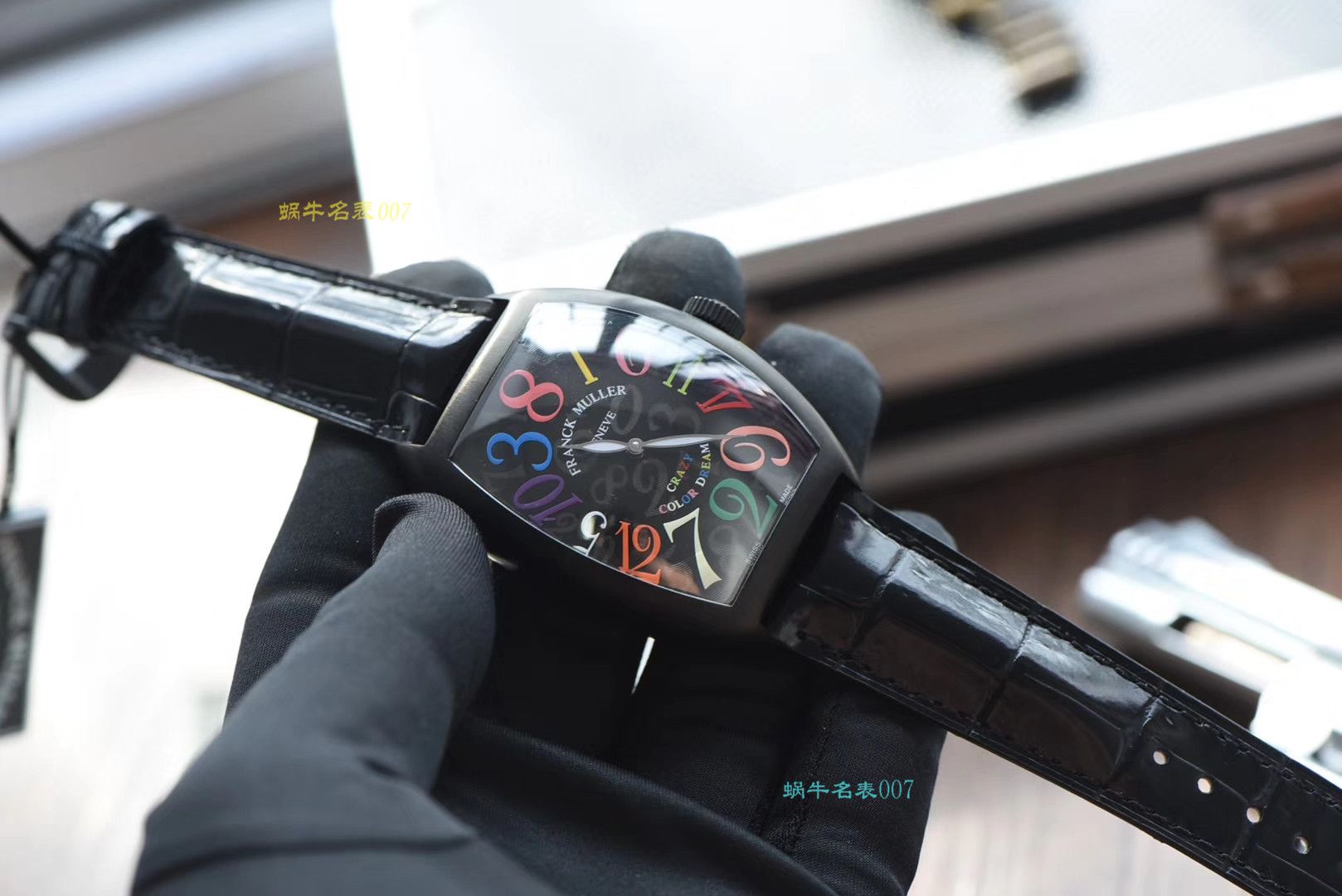 【台湾厂一比一复刻高仿Franck Muller手表】法穆兰CRAZY HOURS 系列8880 CH NR COL DRM腕表 / FL060