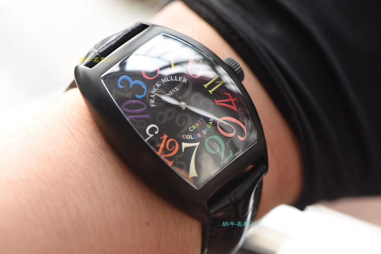 【台湾厂一比一复刻高仿Franck Muller手表】法穆兰CRAZY HOURS 系列8880 CH NR COL DRM腕表 / FL060