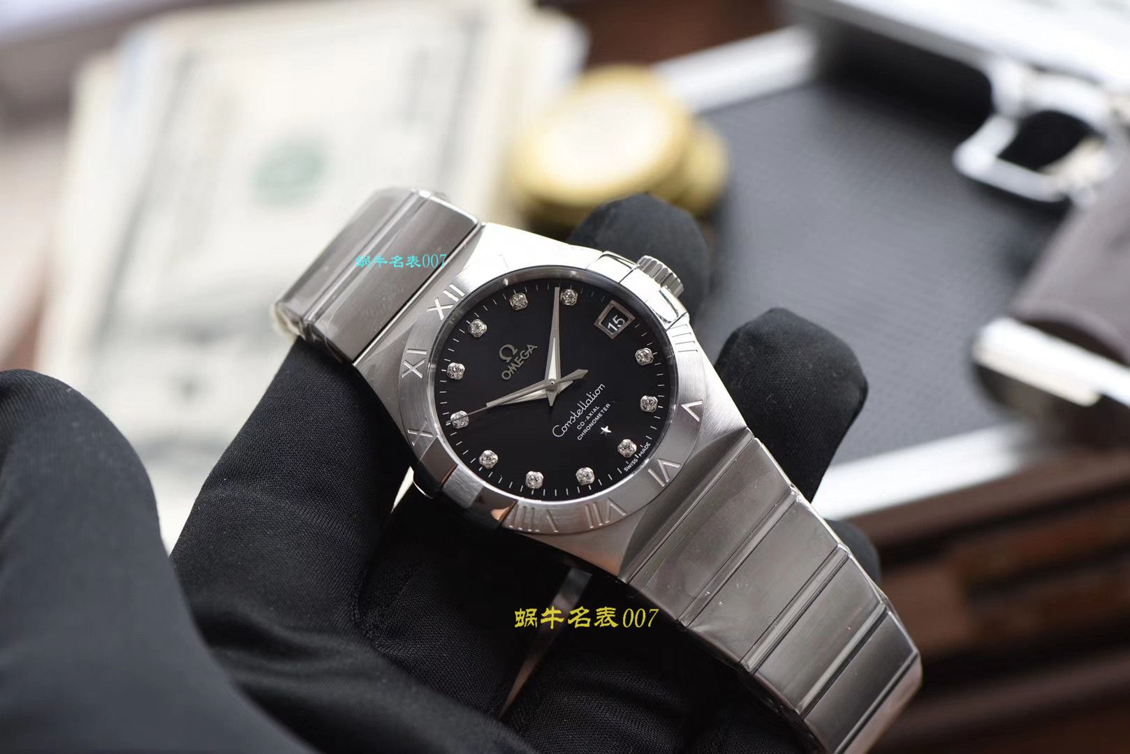 【视频评测VS厂一比一精仿星座】欧米茄星座顶级复刻123.10.38.21.51.001腕表 / M383