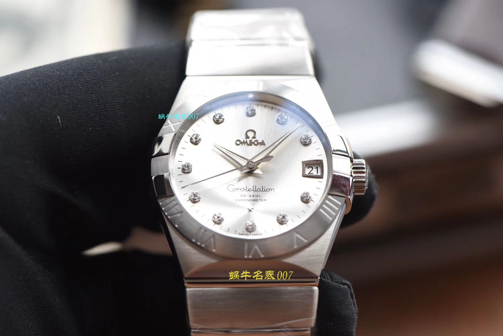 【视频评测VS厂一比一复刻OMEGA手表】欧米茄星座高仿123.10.38.21.52.001腕表 / M382