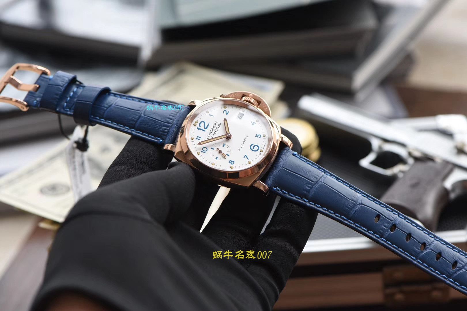  【视频评测VS厂顶级复刻高仿沛纳海女表】沛纳海LUMINOR DUE系列PAM00756腕表 