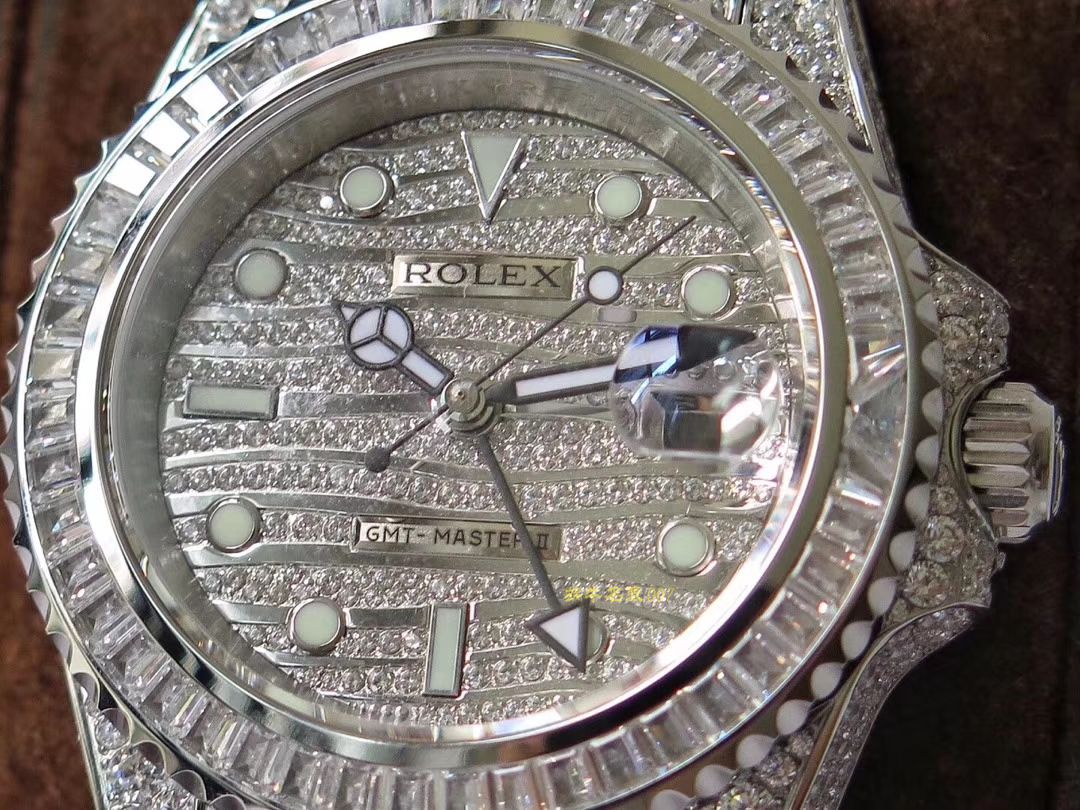 【劳力士复刻高仿表】劳力士格林尼治型II系列116769TBR-74779B腕表 / R322