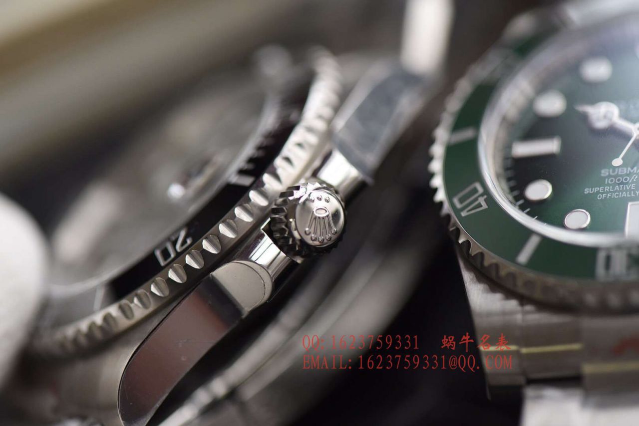 【哪里能买到好的瑞士复刻表】视频评测NOOB厂迄今为止最强ROLEX绿水鬼～V9版本黑水鬼 / FK07