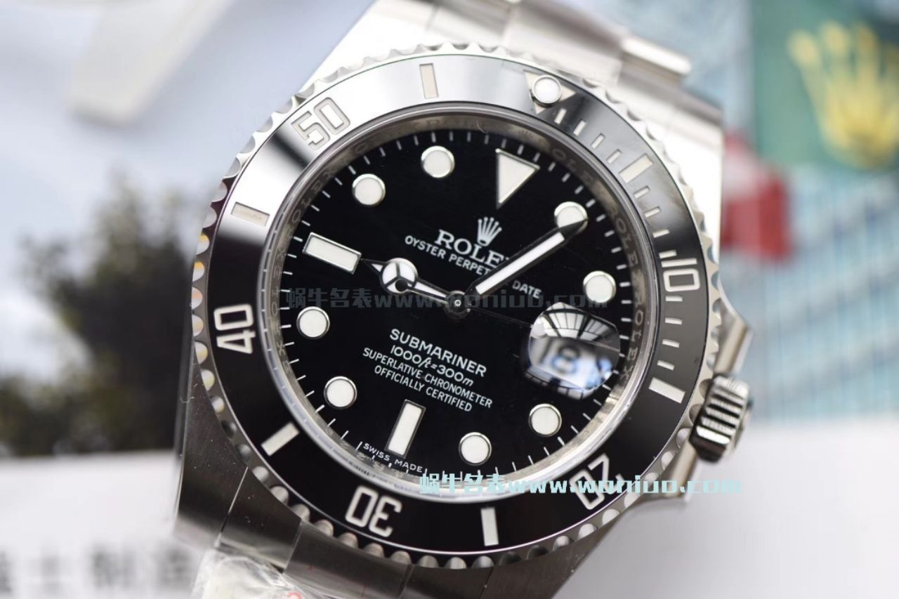 【哪里能买到好的瑞士复刻表】视频评测NOOB厂迄今为止最强ROLEX绿水鬼～V9版本黑水鬼 / FK07