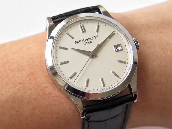 【手表复刻版是什么意思】ZF厂复刻高仿百达翡丽古典表系列5296G-010 白金腕表 / BD186