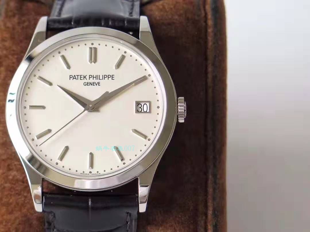 【手表复刻版是什么意思】ZF厂复刻高仿百达翡丽古典表系列5296G-010 白金腕表 / BD186