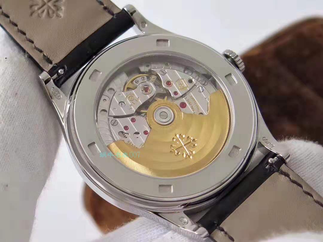 【手表复刻版是什么意思】ZF厂复刻高仿百达翡丽古典表系列5296G-010 白金腕表 / BD186