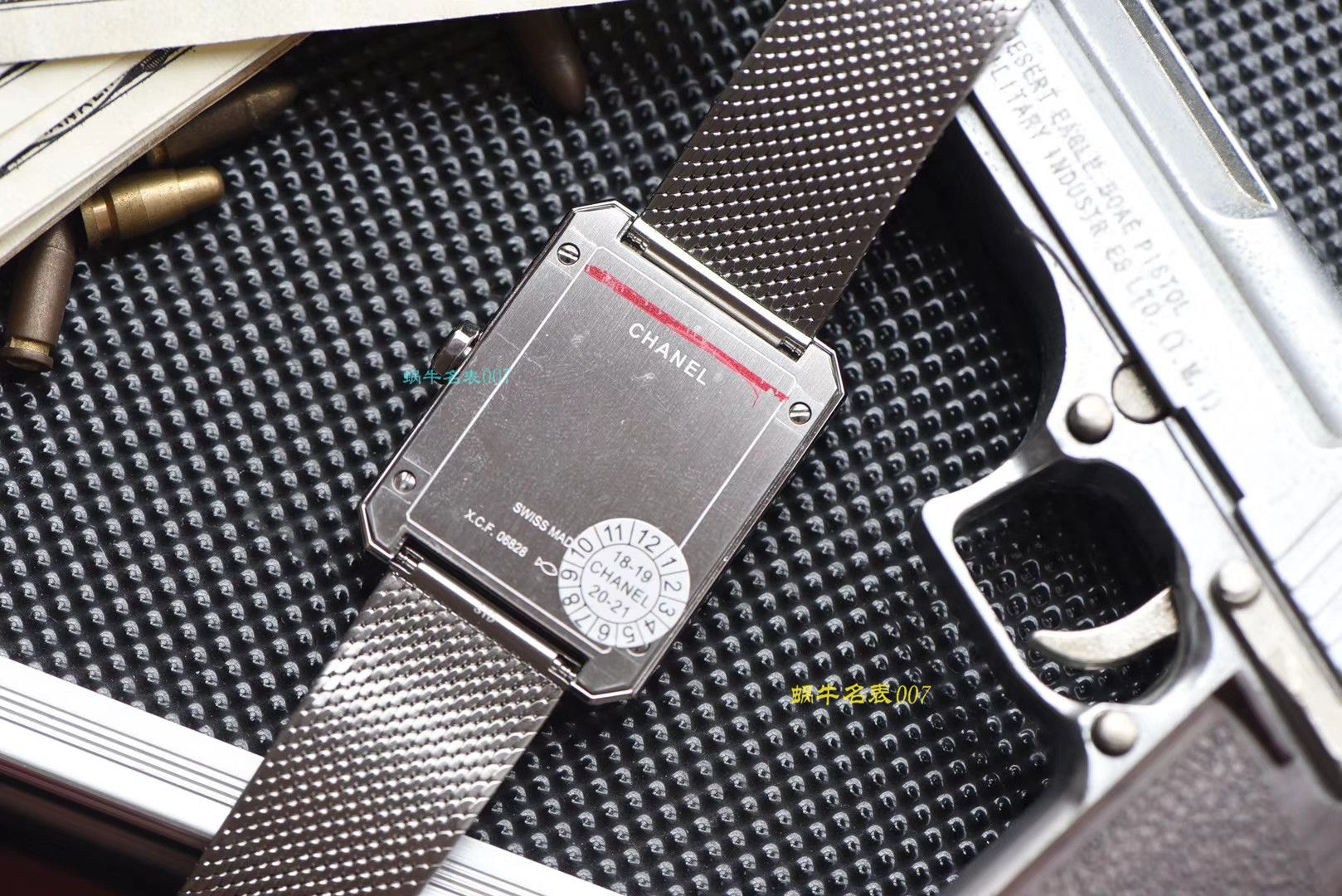 【复刻手表哪家好】香奈儿BOY · FRIEND系列BOY∙FRIEND TWEED女士腕表TWEED斜纹软呢钢带多面可选 / X51