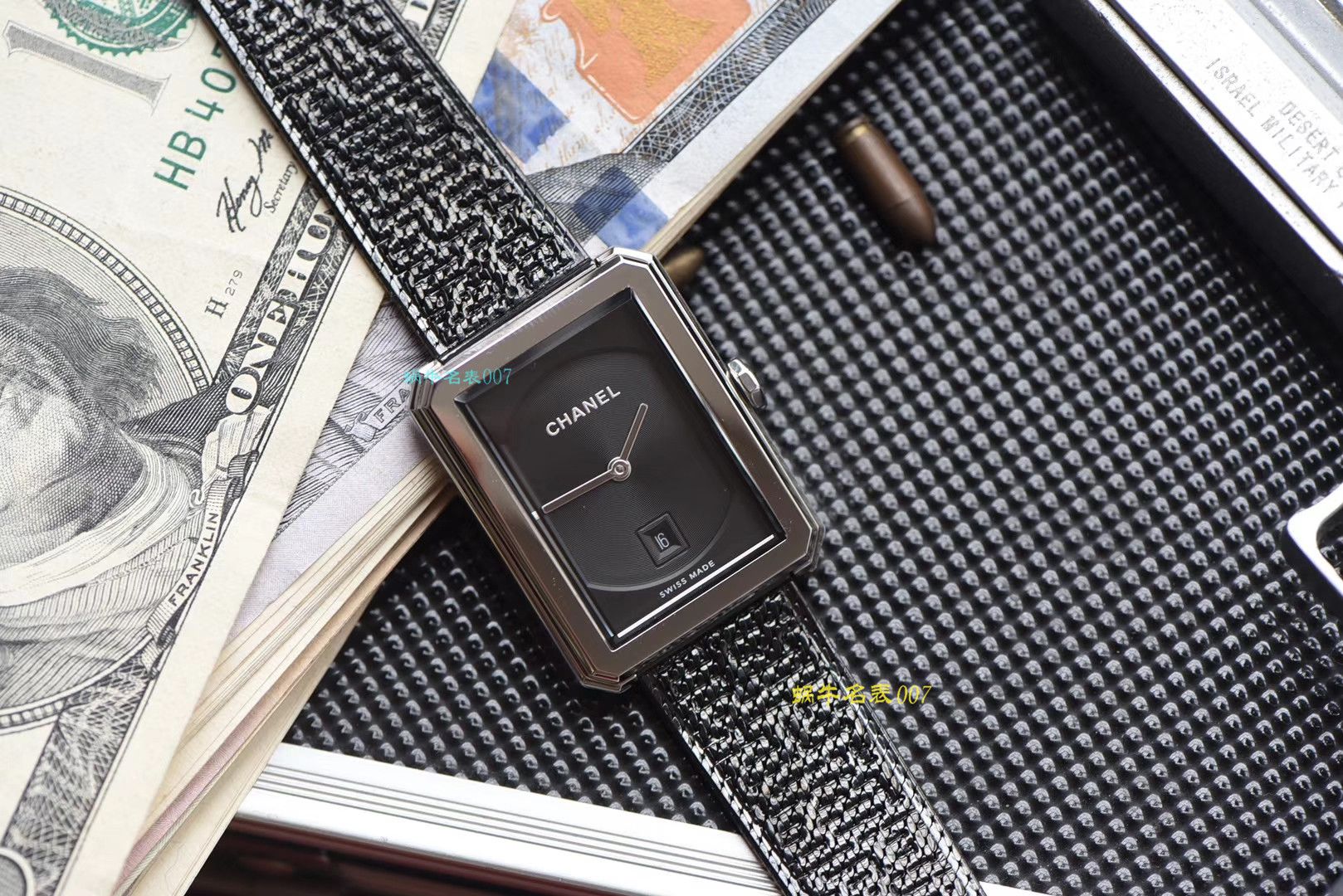 【复刻手表哪家好】香奈儿BOY · FRIEND系列BOY∙FRIEND TWEED女士腕表TWEED斜纹软呢钢带多面可选 / X51