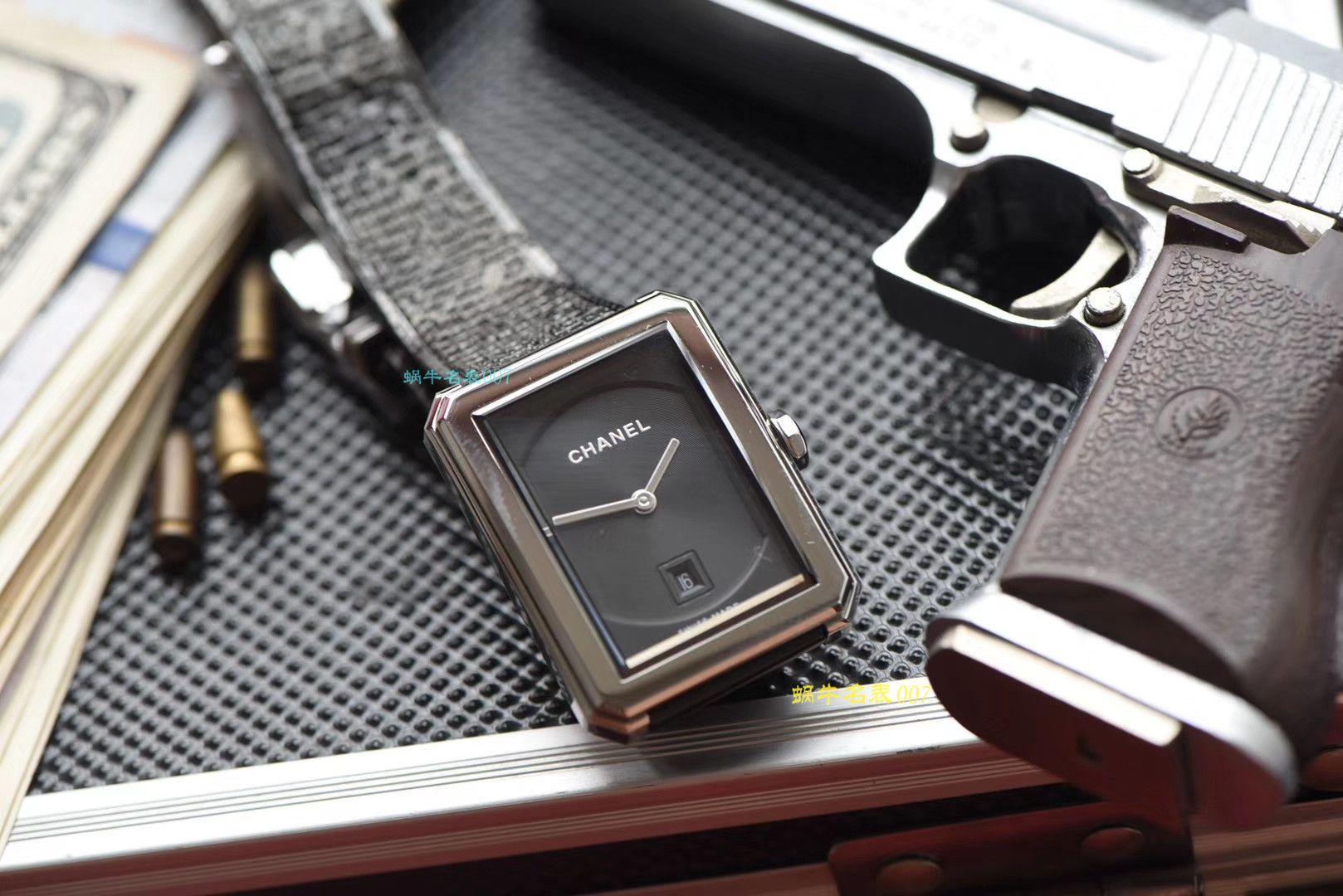 【复刻手表哪家好】香奈儿BOY · FRIEND系列BOY∙FRIEND TWEED女士腕表TWEED斜纹软呢钢带多面可选 / X51