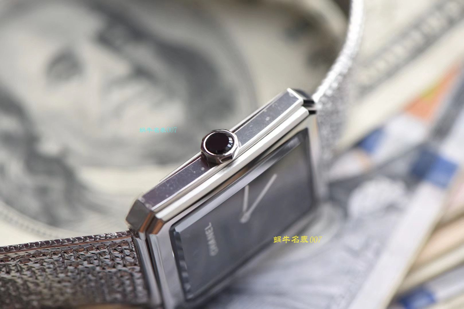 【复刻手表哪家好】香奈儿BOY · FRIEND系列BOY∙FRIEND TWEED女士腕表TWEED斜纹软呢钢带多面可选 / X51