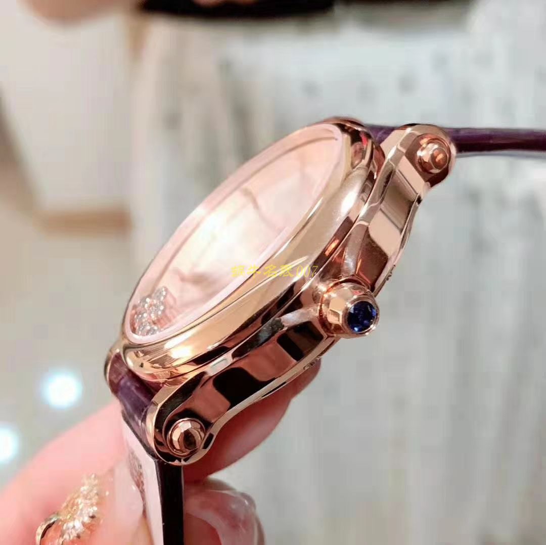 【萧邦快乐钻石手表复刻高仿表】萧邦HAPPY DIAMONDS系列275362-5001腕表女装 / XB018