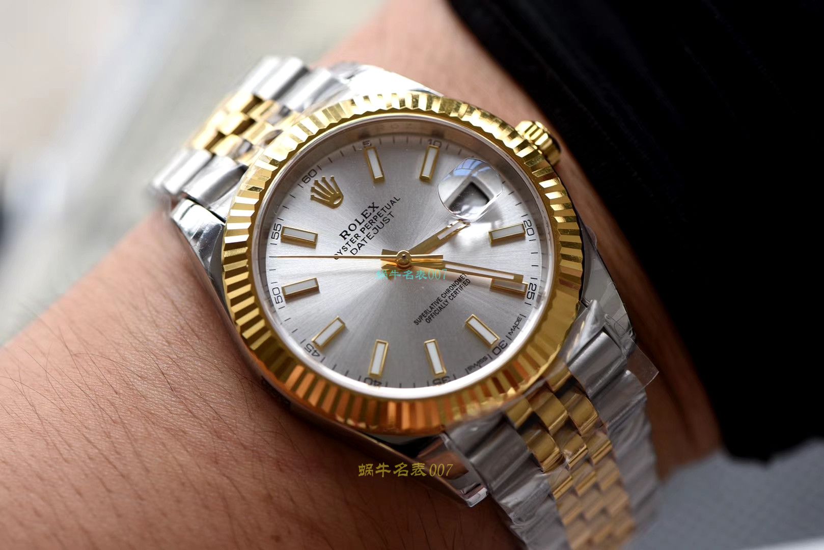 【仿劳力士机械表男表价格】视频评测DJ厂劳力士日志型高仿m126333-0016，m126333-0012，m126333-0010腕表 / R323