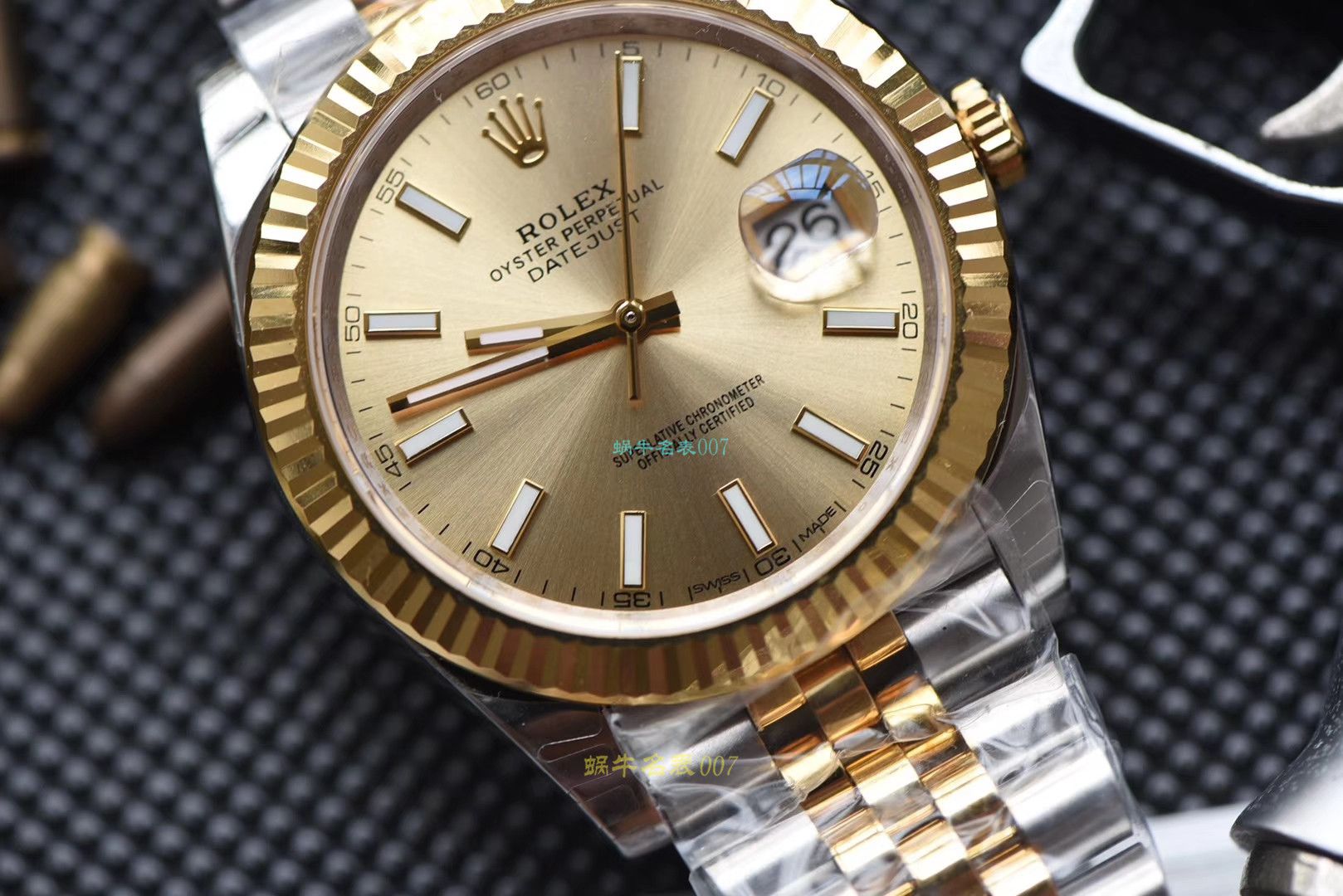 【仿劳力士机械表男表价格】视频评测DJ厂劳力士日志型高仿m126333-0016，m126333-0012，m126333-0010腕表 / R323