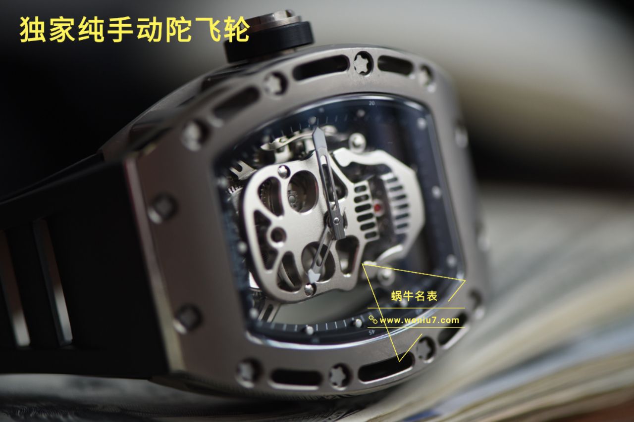 【视频评测理查德米勒骷髅头顶级复刻高仿手表Rm052至尊鬼王】RICHARD MILLE男士系列RM 052陀飞轮腕表 / RM 052