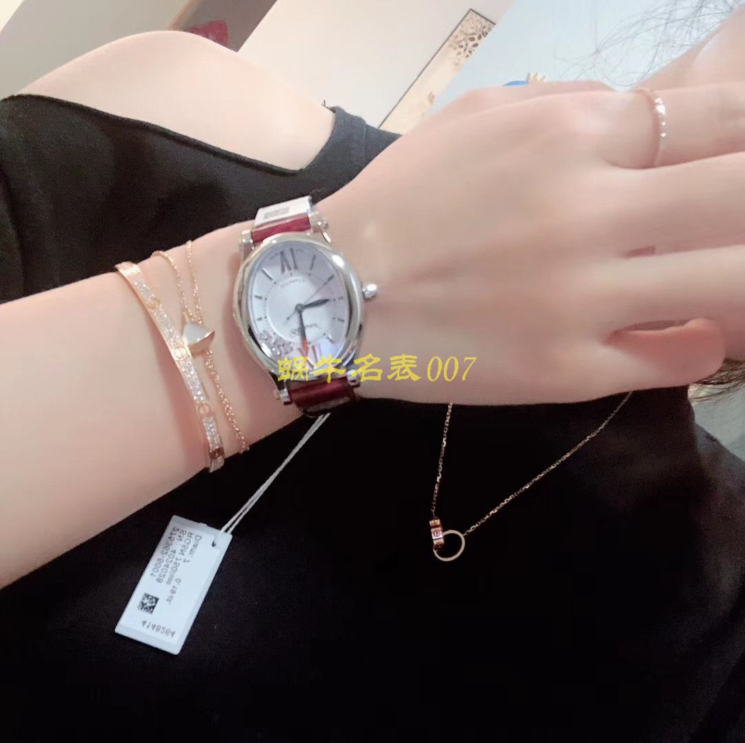 【萧邦复刻女表、复刻表靠谱吗】NR厂萧邦高仿HAPPY DIAMONDS系列278602-3001腕表 / XB020