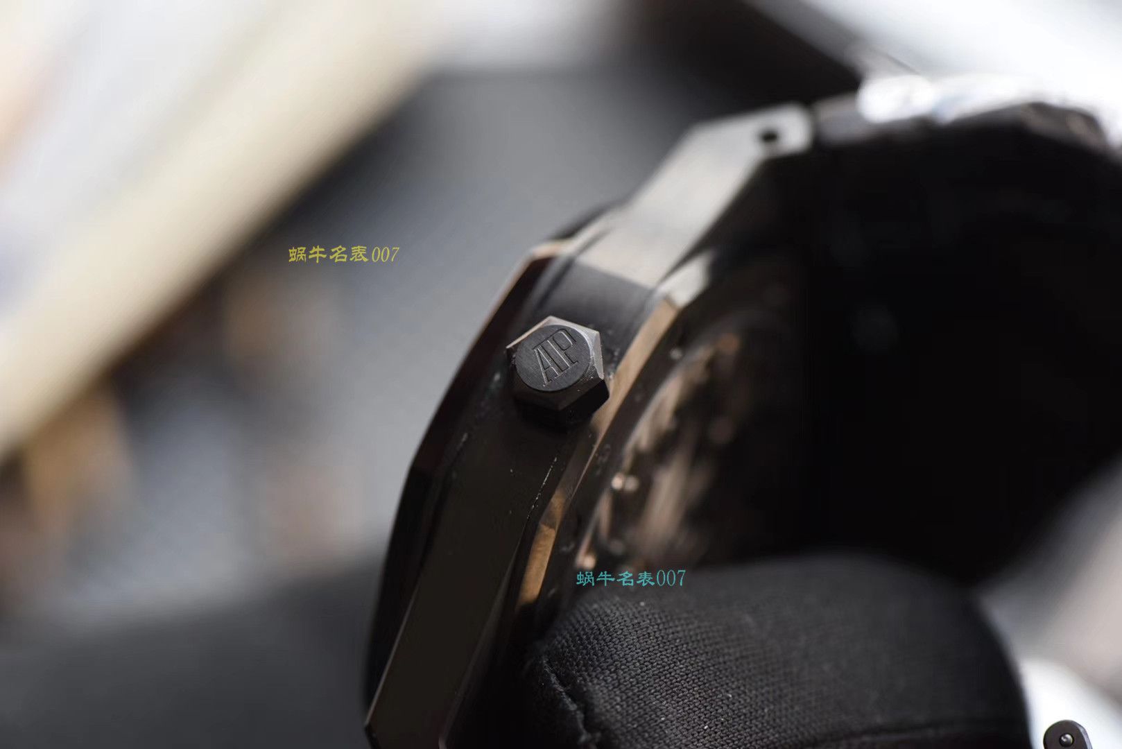 【复刻表吧爱彼复刻表R8黑武士陀飞轮】爱彼皇家橡树系列26522CE.OO.1225CE.01腕表 / AP166