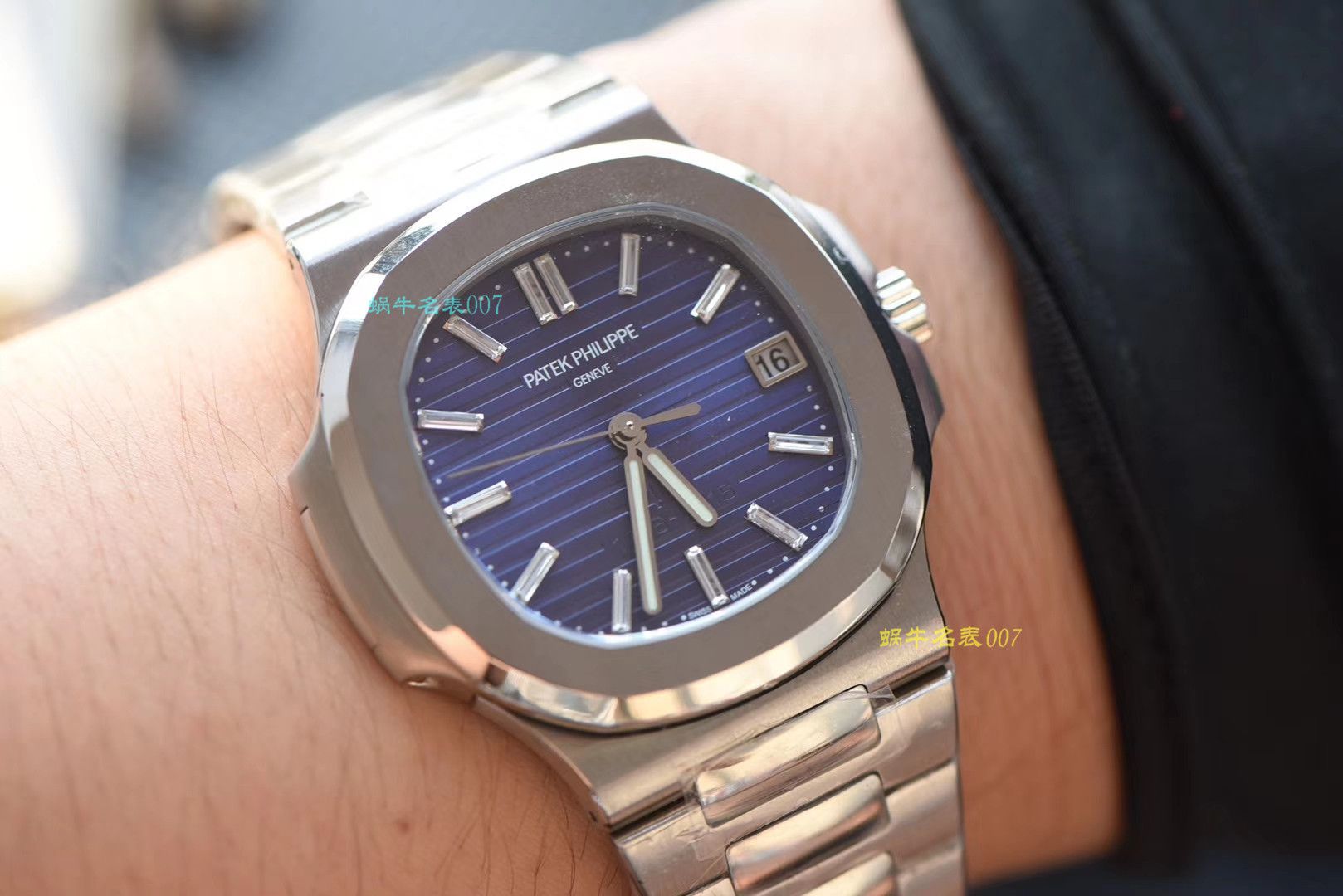 【PF一比一超A高仿手表】百达翡丽Nautilus系列 四十周年纪念腕表5711/1P-001 / BD215