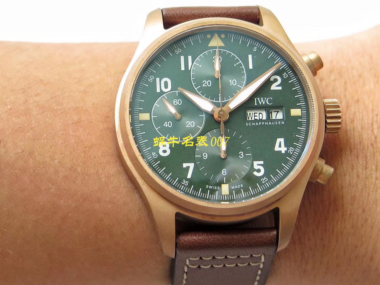【ZF厂顶级IWC复刻表】万国表飞行员高仿IW387902腕表 / WG380