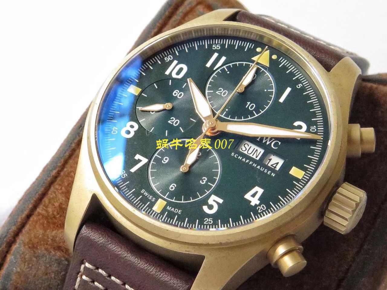 【ZF厂顶级IWC复刻表】万国表飞行员高仿IW387902腕表 / WG380