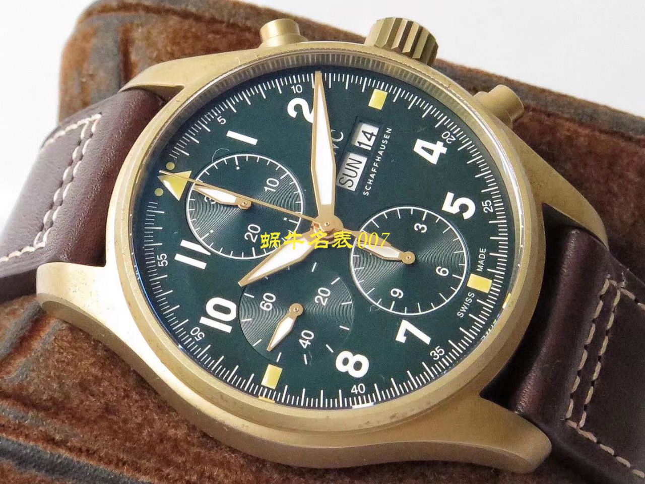 【ZF厂顶级IWC复刻表】万国表飞行员高仿IW387902腕表 / WG380