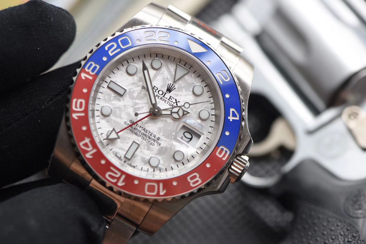 【DJ厂ROLEX复刻手高仿表】劳力士陨石表盘格林尼治型II系列m126719blro-0002腕表 / R362