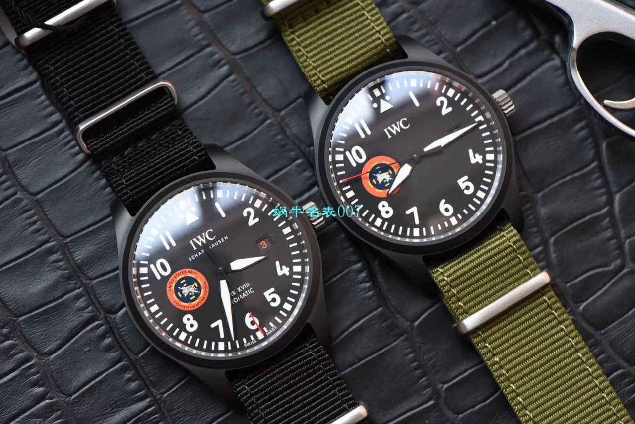 【M+万国复刻手表】IWC萬 國 IW32409 TOPGUN SFTI 高仿海軍空戰部隊飛行員特別紀念腕錶 / M379