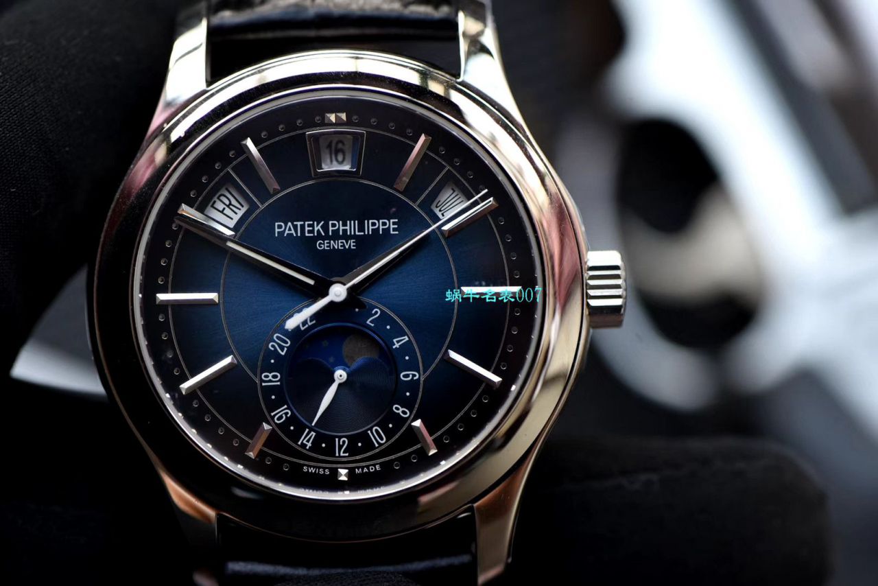 【视频评测GR厂顶级高仿表】百达翡丽复杂功能计时系列5205G-013腕表 / BD273
